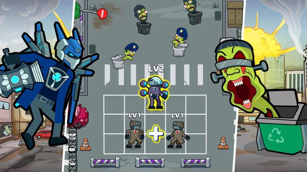 Игровой процесс Merge War: Monster vs Cyberman