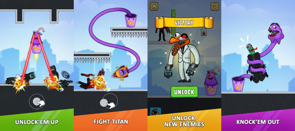 Игровой процесс Head Monster Move Survival