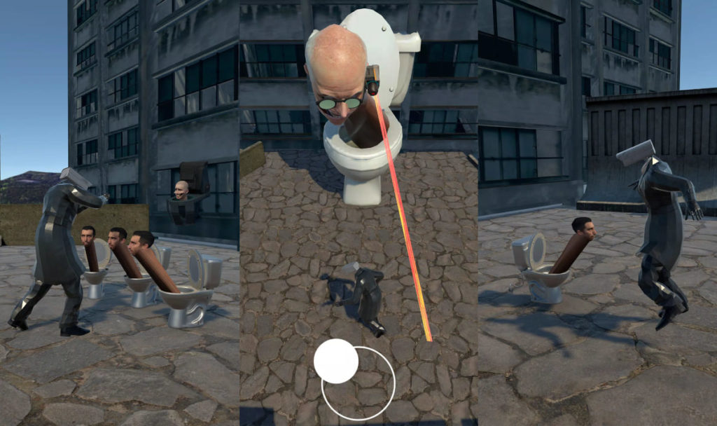 Игровой процесс Toilet War Another Reality