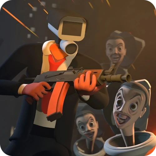 Логотип Skibidi War - Toilets Attack